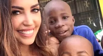 Yolanthe Cabau, Haiti'deki Çocukları Ziyaret Etti