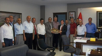 Muhtarlardan Rektör Kızılay'a Ziyaret