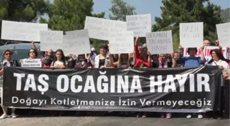 Beşpınar Köylülerinden Taş Ocağı Tepkisi