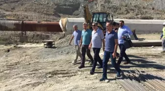 DSİ 13. Bölge Müdürü Coşkun Manavgat'ta İncelemelerde Bulundu