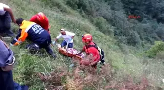 Artvin- Polis Memur Otomobili ile Uçuruma Yuvarlanarak Can Verdi