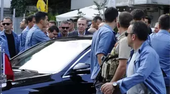 Cumhurbaşkanı Erdoğan Polis Merkezini Ziyaret Etti