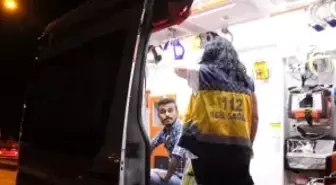 Alkollü Sürücü Park Halindeki Otomobile Çarptı