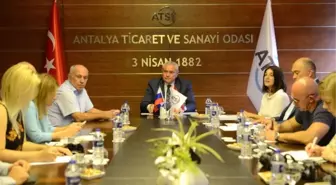 Atso Başkanı Davut Çetin Rus Gazeteci Heyetini Konuk Etti