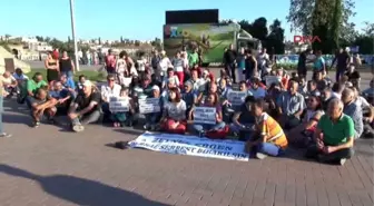 Antalya Ödp'liler Eski Başkanları İçin Eylem Yaptı