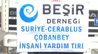 Cerablus'a 1 Tır Dolusu Yardım Gönderildi