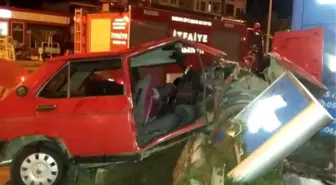 Bafra'da Trafik Kazası: 2 Yaralı