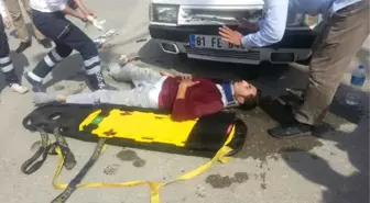 Düzce'de Otomobil ve Motosiklet Çarpıştı: 1 Yaralı