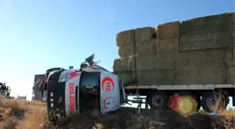 Yaralı Alan Ambulansa da Otobüs Çarptı