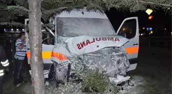 Antalya'da Hasta Taşıyan Ambulans Kaza Yaptı: 7 Yaralı