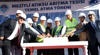 Mezitli Atıksu Arıtma Tesisi'nin Temeli Atıldı