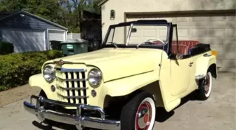 1949 Model Amerikan Willys Yeniden Yollarda