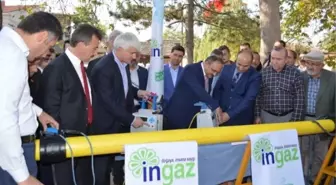 Cihadiye'de Doğalgaz Sevinci