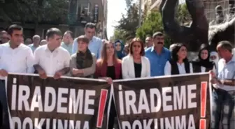 DBP'liler'den 'İrademe Dokunma' Eylemi