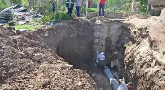 TOKİ'de Yağmur Suyu Kanalı Yenilendi