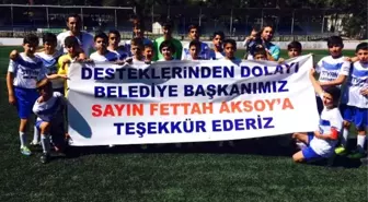 Spor Camiası Başkan Aksoy'a Minnettar