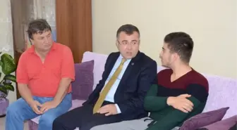 AK Parti İl Başkanı Keskin, Gazi'yi Ziyaret Etti