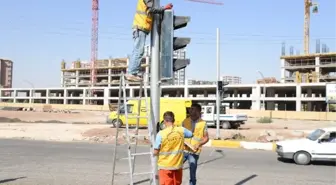 Mahabad Bulvarı'nda Sinyalizasyon Çalışması