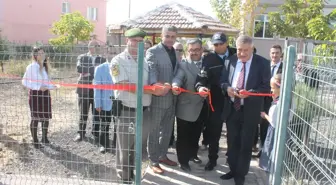 Yazıhüyük'te Kütüphane ve Çim Saha Açılışı