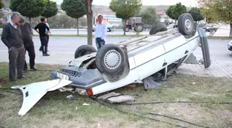 Samsun'da Trafik Kazası: 1 Yaralı