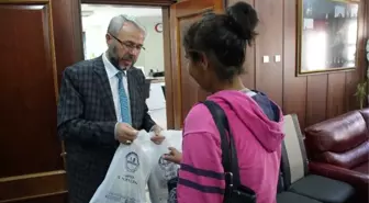 Akkışla İmam Hatip Ortaokulu ve Atatürk Ortaokulu Öğrencilerinden İl Müftülüğünü Ziyaret Etti
