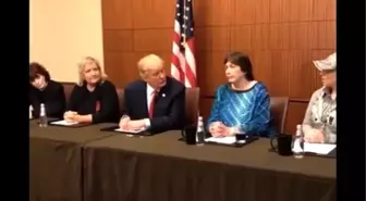 Trump, Bill Clinton'ı Tacizle Suçlayan Kadınlarla Basın Toplantısı Yaptı
