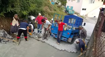 Ereğli'de Parke Taşı Çalışması