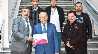 Kuaförlerin Başkan Albayrak'ı Ziyareti