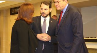 Bakan Albayrak ve İsrail Enerji Bakanı Steinitz 'Doğu Akdeniz' Konulu Oturuma Katıldı