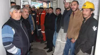 Amasya'da Maden İşçilerinin Talepleri