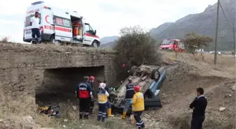 Otomobil Köprüden Uçtu: 1 Ölü, 1 Yaralı