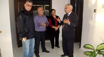 Eski Sinop Valisi Şanal, Valilik Çalışanlarını Ziyaret Etti