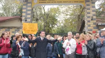 Güzel Sanatlar Lisesi Önünde Proje Okul Protestosu