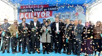 Karadiğin Sosyal Tesisi ve Camisi Hizmete Açıldı