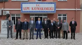 Vali Azmi Çelik, Alpu İlçesine Ziyaret Etti