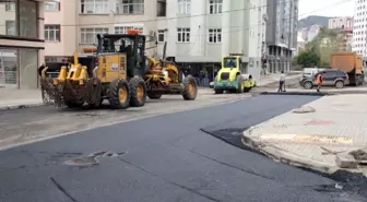 Trabzon Büyükşehir Belediyesinin Yol Yapım Çalışmaları