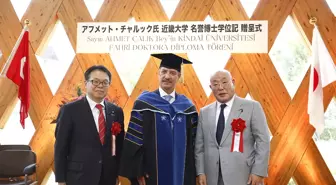 Ahmet Çalık'a Japon Kindai Üniversitesi'nden Doktora Unvanı