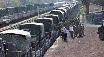 İstanbul'dan Gelen Askeri Sevkiyat Gaziantep'e Ulaştı