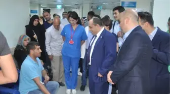 Sağlık Müdürü Dr. Özer Hastaneleri Denetledi