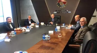 Bilim Sanayi ve Teknoloji Bakanı Faruk Özlü Şanlıurfa Heyetini Kabul Etti