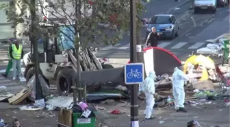 Paris'te Polis, Sığınmacı Çadırlarını Kaldırdı