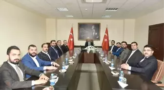 Çakacak, Bem-Bir-Sen Genel Başkan Yardımcısı Sevinç'i ve Beraberindeki Heyetini Kabul Etti