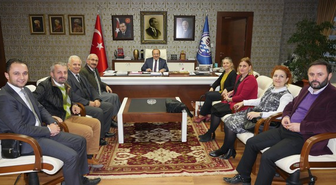 Trabzon Barosu Yönetiminden, Gümrükçüoğlu'na Ziyaret