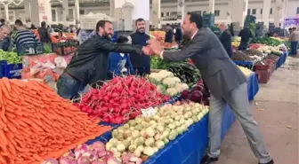 Gizligider Pazar Esnafını Ziyaret Etti