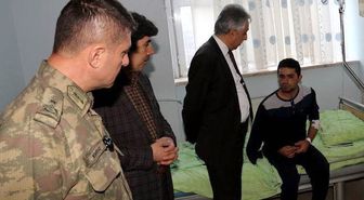 Vali Toprak'tan Yaralı Askerlere Ziyaret