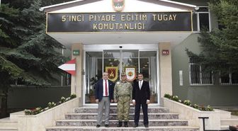 Çedaş Genel Müdürü Akboğa'dan, Garnizon Komutanı Kip'e Ziyaret