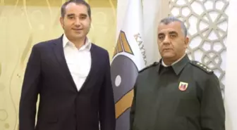 Alay Komutanı Akça'dan Belediye Başkanı Elma'ya Ziyaret