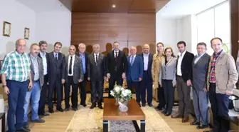 Başkanlar, CHP İl Başkanı Sarıbay'ı Ağırladı
