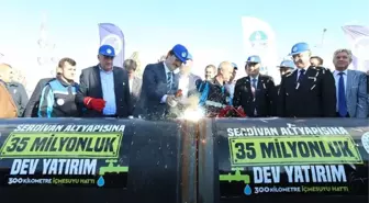 Serdivan'da İçmesuyu Hattının İlk Kaynak Töreni Gerçekleşti