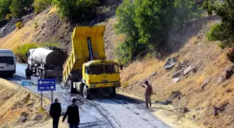 Doğanyol'da Asfalt Çalışmaları